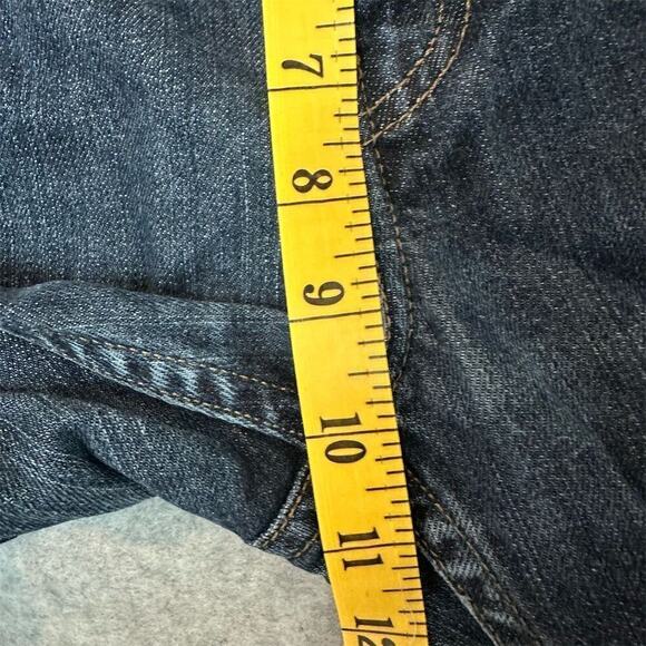 Levi's 514 Men's Straight Leg Dark Blue Jeans Size 34x30 See measurements - Picture 8 of 16